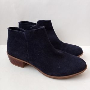 Diba Suede Leather Booties Size 7.5 Women's